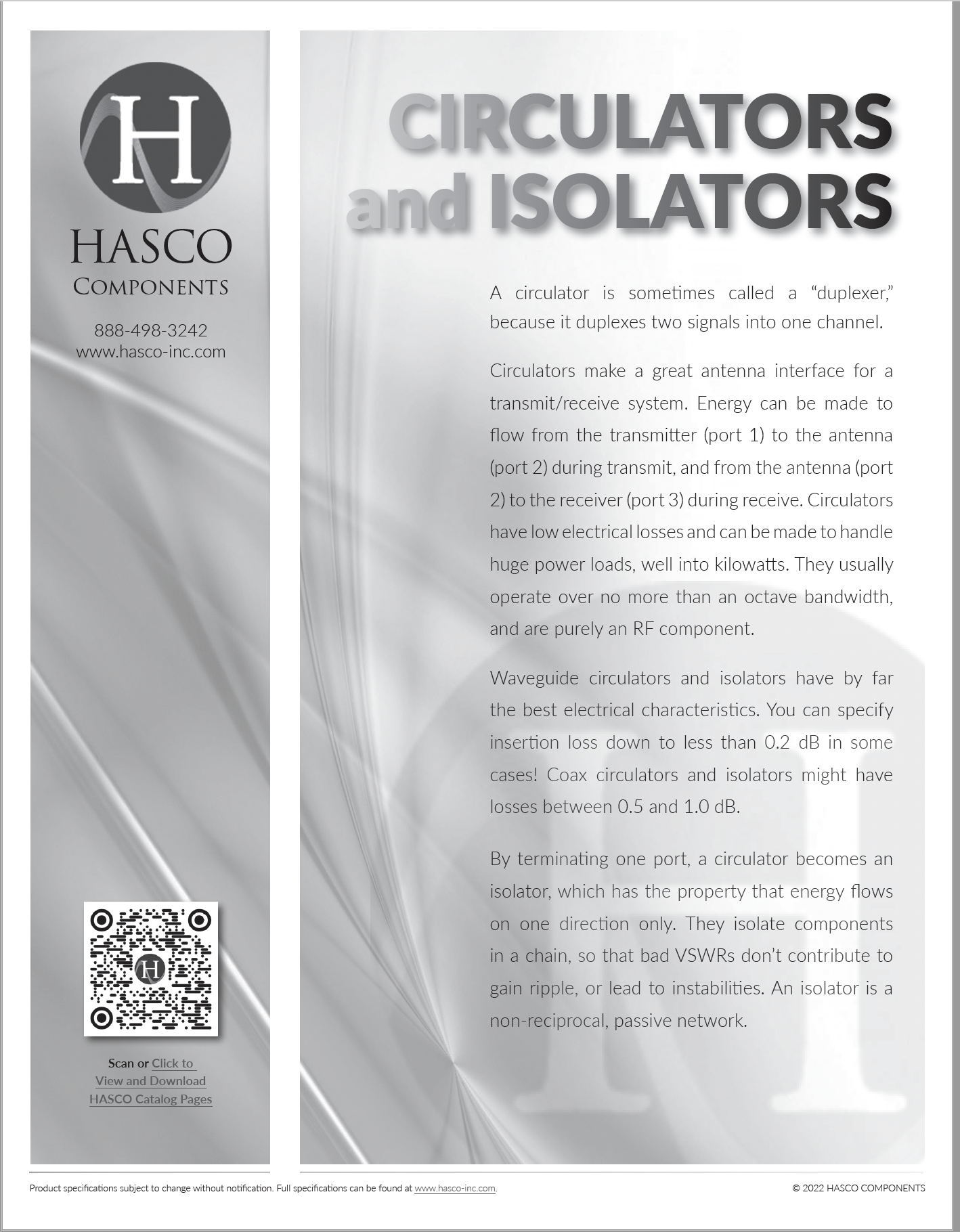 Thumbnail of Circulators and Isolators Cover Page