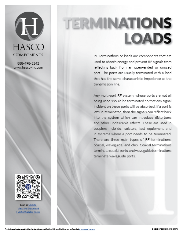 Terminations Catalog Page